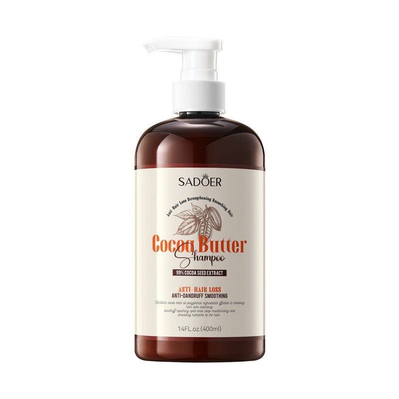 For SADOER Cocoa Butter Anti-Hair Loss Shampoo and Conditioner Cream Form Cleanser