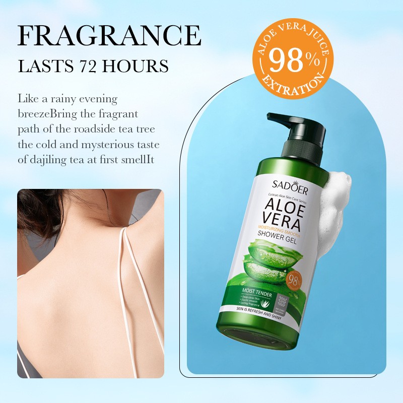 Aloe Wash Series  Body Soap Hair Care Film