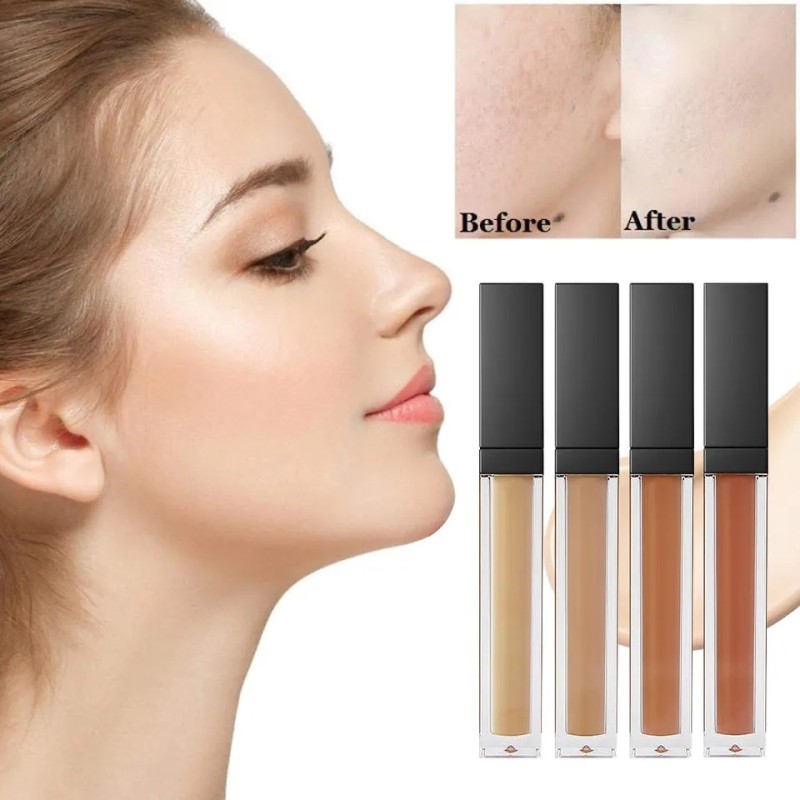 Long-Lasting Natural Light Coverage Moisturizing and Matte Concealer with Mineral Cream No Peeling and Logo-Free