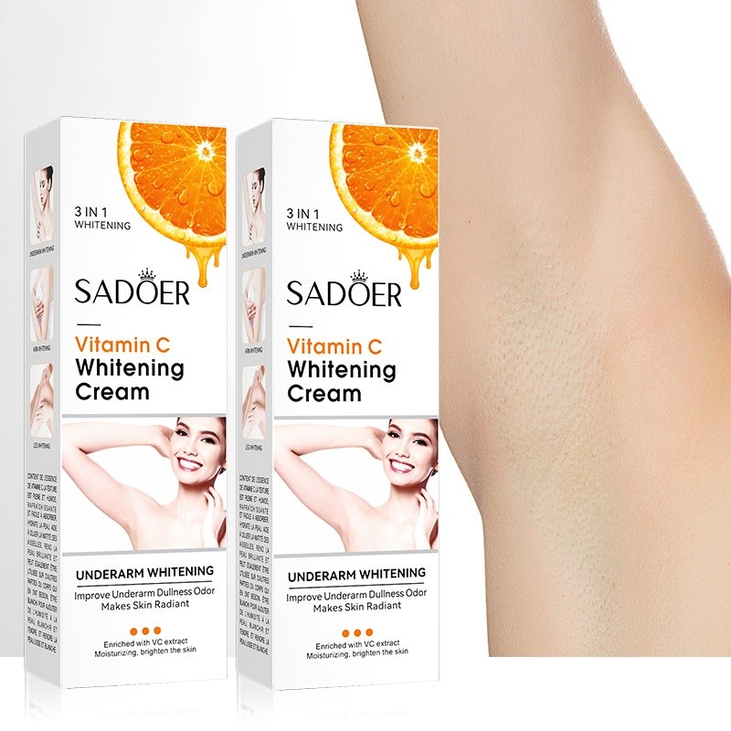 Vitamin C: Armpit Whitening Cream Moisturizes and Brightens the Skin, Vitamin C Cream