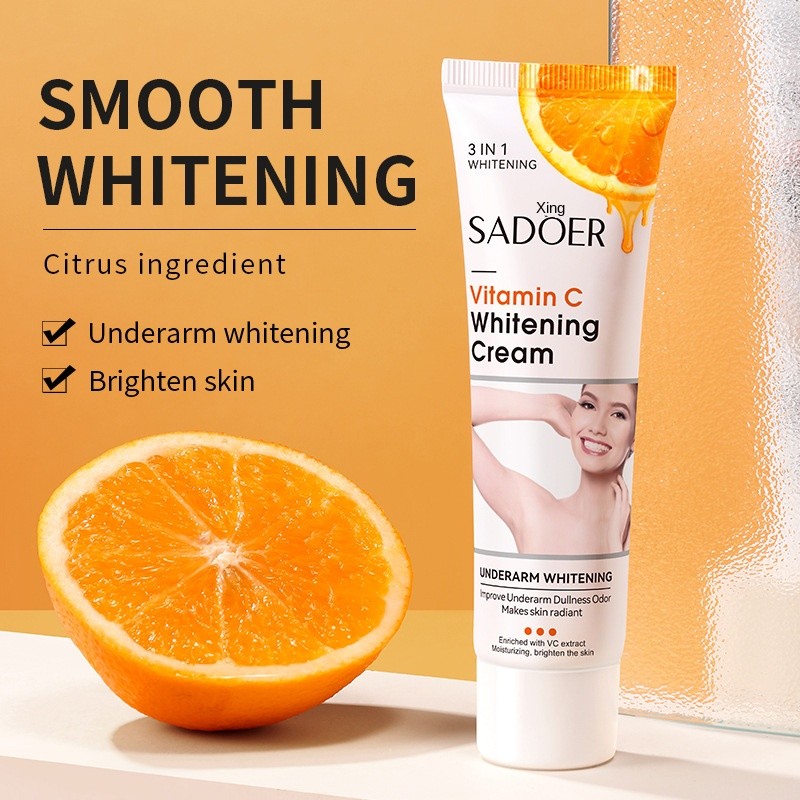 Vitamin C: Armpit Whitening Cream Moisturizes and Brightens the Skin, Vitamin C Cream