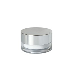 50G Cream Bottle High-Grade Double-Layer Liner Eye Cosmetic Jar Plastic Storage