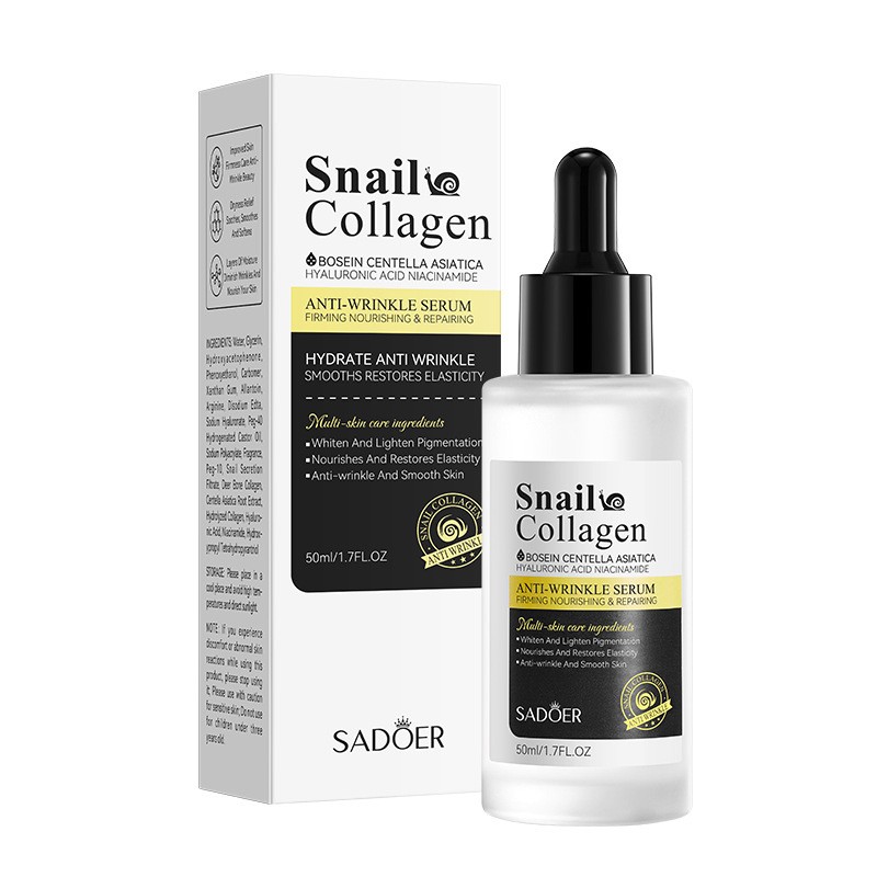 Cross-Border Wholesale Anti-Wrinkle Skincare Face Wash Cream Snail Collagen As Main Ingredient