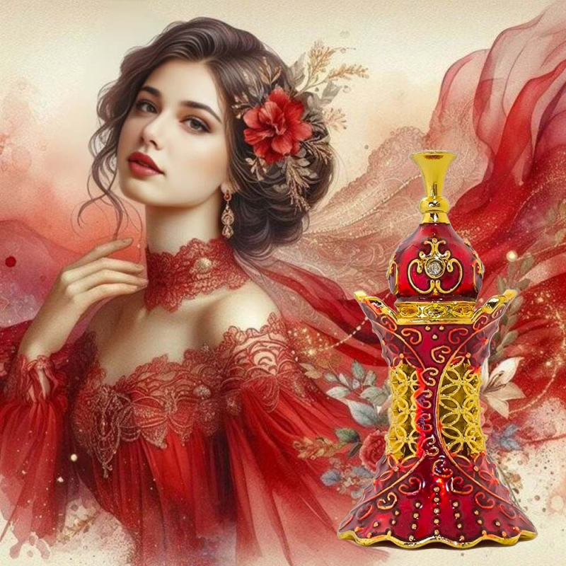 Red Women's Skirt Cologne Light Fragrance Perfume Aromatherapy Deodorant Cross-Border Wholesale