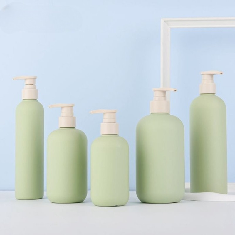 Plush Body Milk Bottle 200ml Green PE Lotion Press 300 500 Shampoo Gel