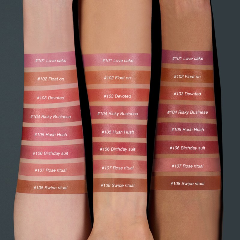 Eight Color Powder Blusher Liquid for Beautifying and Brightening and Natural Powder Blusher Liquid for Lasting Color