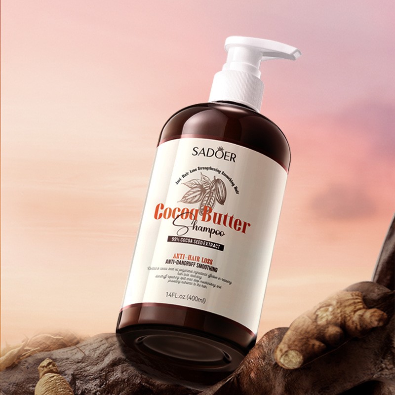 For SADOER Cocoa Butter Anti-Hair Loss Shampoo and Conditioner Cream Form Cleanser
