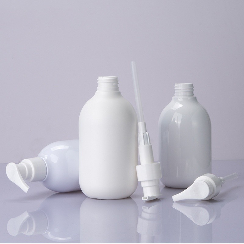 PET Milk Bottle Type 200ml/250ml/300ml Plastic Bottles for Shampoo Shower Gel Facial Cleanser