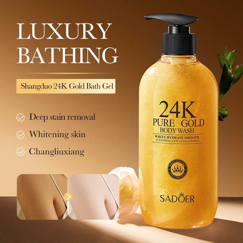 24K Gold Body Soap Deep Cleansing and Nourishing Skin