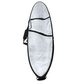 Single Surfboard Bag Manufacturer - OEM/ODM Custom All Gray High Quality Round Head Logo Available Single Surfboard Bag Case
