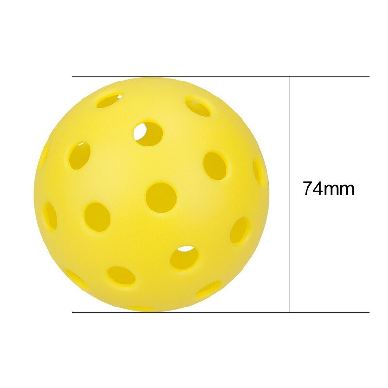 Pickleball Balls Factory - OEM/ODM Custom USAPA Approved Outdoor 26g Red Pickleball Balls Customizable Logo 40 Holes