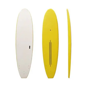 Yellow Epoxy Surfboard Factory - OEM/ODM Custom Yellow Epoxy Surfboard Colorful Wave Board Middle Length Fiberglass EPS