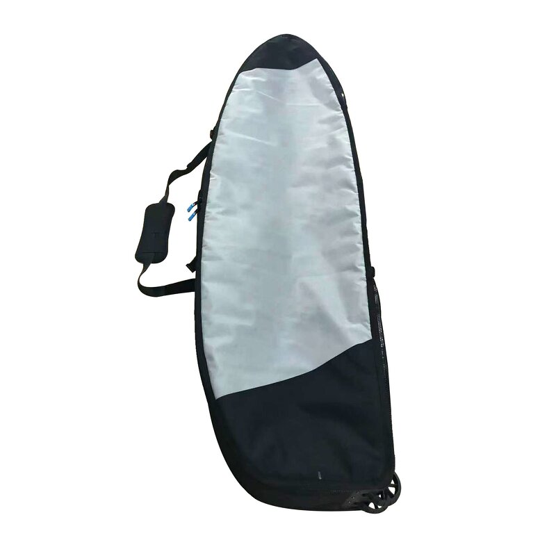 Single Surfboard Bag Manufacturer - OEM/ODM Custom All Gray High Quality Round Head Logo Available Single Surfboard Bag Case