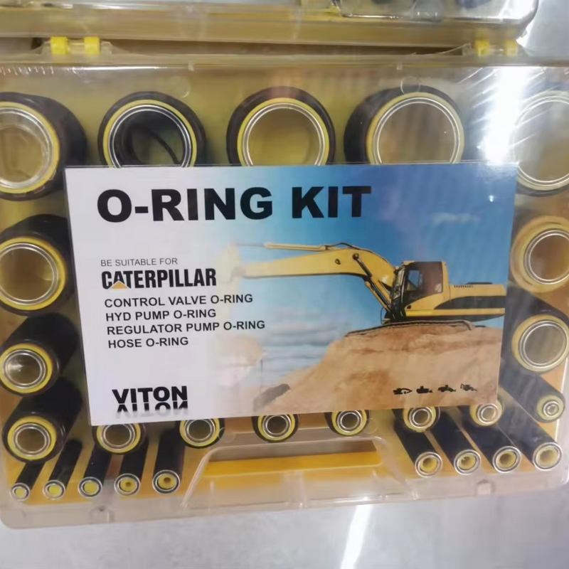 O-Ring Kit Manufacturer - OEM/ODM Custom Seal O Ring Kit Excavator O-Ring Kit Box for Caterpillar