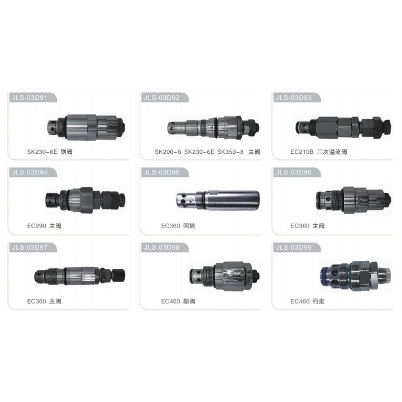 Main Control Valve Factory - OEM/ODM Custom Excavator Pc40-7 Main Control Valve 709-30-66700 Main Relief Valve