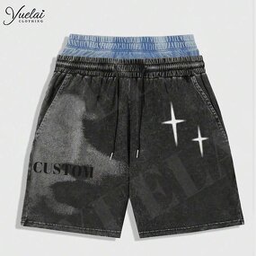 Men's Casual Cargo Shorts Manufacturer - OEM/ODM Custom Manufacturer Men's Casual Fashion Cargo Shorts Contrast Color Belt