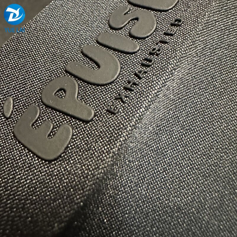 Silicon Woven Label Manufacturer - OEM/ODM Custom Clothing Logo Manufacturer 3D Silicone Embossed Woven Label for Hang Tag