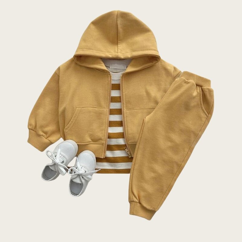 Boys Clothes Sweat Suits Manufacturer - OEM/ODM Custom Boys Clothes Girls Blank Sweat Suits Hoodies Pants Sets Size 3-14