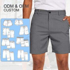 Men's Golf Shorts Factory - OEM/ODM Custom High Quality Cotton Men's Golf Shorts Comfortable Breathable Plain Blank