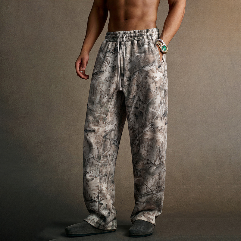 Winter Sweatpants Joggers Factory - OEM/ODM Custom Winter 340gsm Cotton Premium Essentials Baggy Casual Loose Running