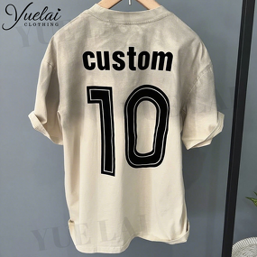 Men's T-Shirts Factory - OEM/ODM Custom Logo 100%Cotton Men's T-shirt Washed Sun Faded Silk Screen Print Streetwear