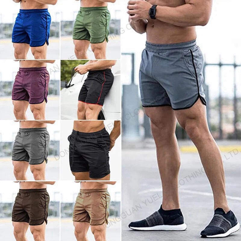 Men's Sports Shorts Manufacturer - OEM/ODM Custom Garment Factory Solid Color Blank High Quality Fashion Gym Jogging Shorts