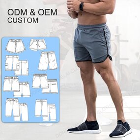 Men's Sports Shorts Manufacturer - OEM/ODM Custom Garment Factory Solid Color Blank High Quality Fashion Gym Jogging Shorts