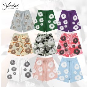 French Terry Shorts Factory - OEM/ODM Custom Wholesale Logo High Quality French Terry Shorts Puff Printing Sports Oversized