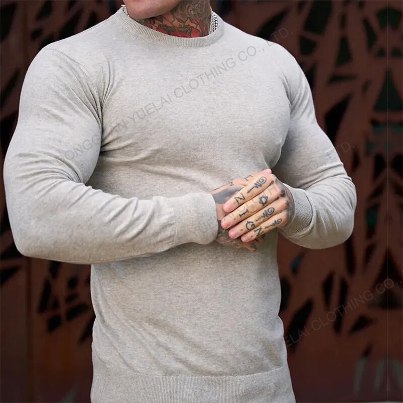 Men's T-Shirts Factory - OEM/ODM Custom Clothing Manufacturers Sports Wicking Quick Dry Men T Shirt Summer Plain Long Sleeve