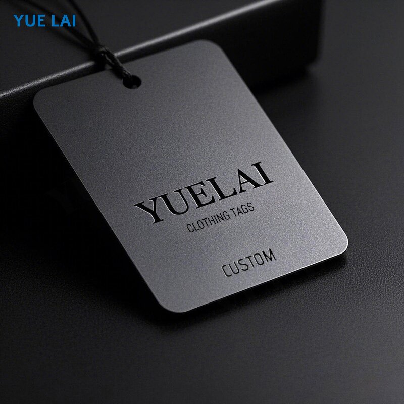 Hangtag Swing Tag Manufacturer - OEM/ODM Custom Luxury Paper Hangtag Swing Tag Sustainable Brand Logo Print for Clothing