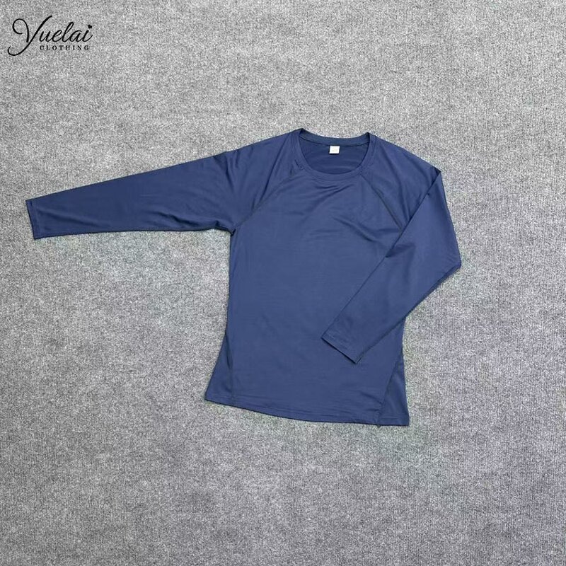 Men's Athletic T-Shirts Manufacturer - OEM/ODM Custom Wholesale Men's Athletic Gym T-Shirts Quick Dry Long Sleeve 100% Cotton
