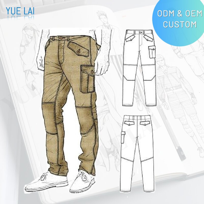 Men Jeans Factory - OEM/ODM Custom Men Jeans High Quality Designer Jeans Trousers Casual Wide Leg Vintage Wash