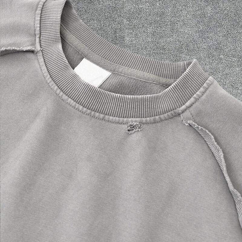 Acid Wash T-Shirt Factory - OEM/ODM Custom Clothing Manufacturers High Quality Men's Acid Wash T-Shirt 100% Cotton