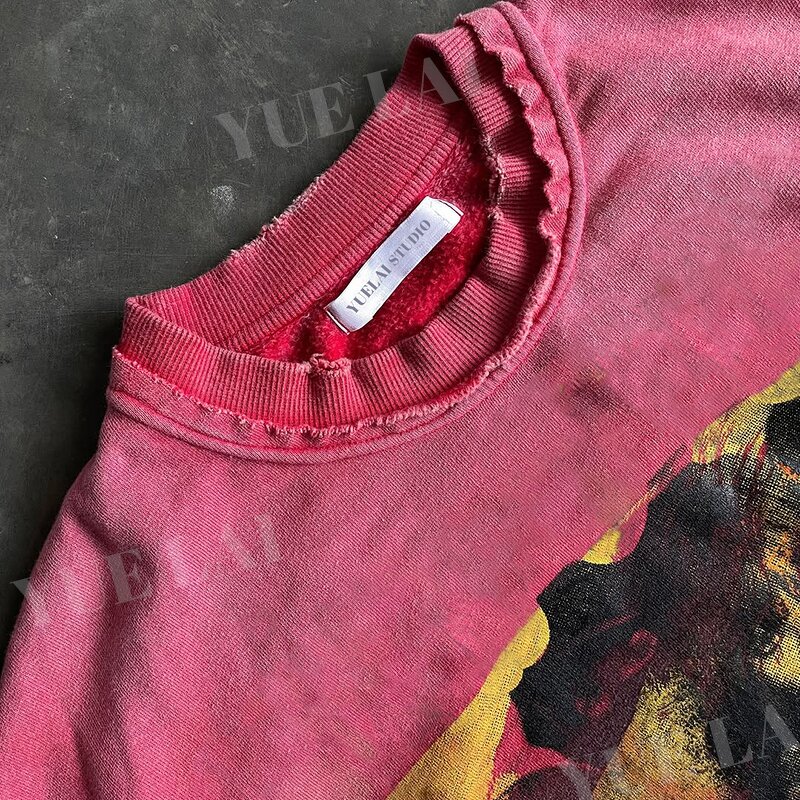 Fleece Crewneck Sweatshirt Factory - OEM/ODM Custom Logo Fleece 580gsm Heavyweight Crewneck Sweatshirt Dtg Printing