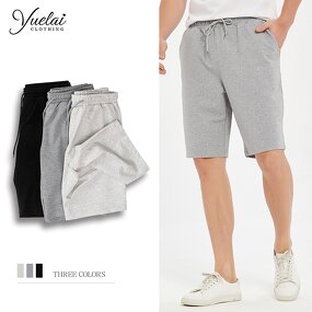 Sweat Shorts Manufacturer - OEM/ODM Custom Men's Cotton Sweat Shorts Logo Casual Fitness Active Wear