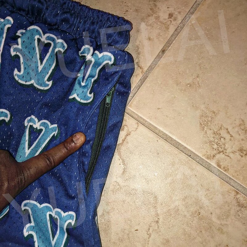 Full Print Graphic Mesh Shorts Factory - OEM/ODM Custom Logo Fashion Full Print Graphic Mesh Shorts Sports Casual Loose