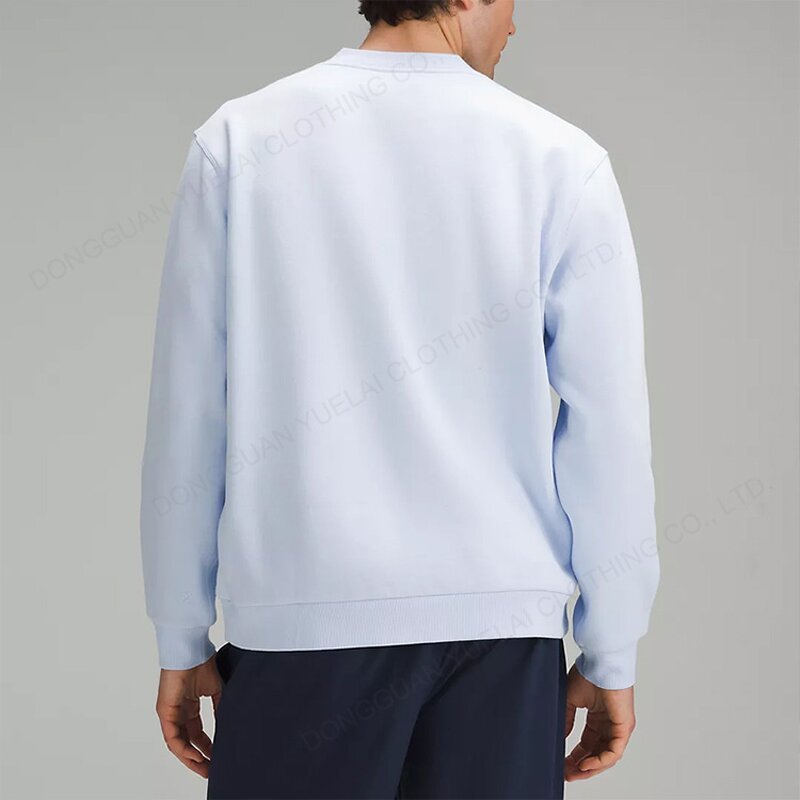 Crew Neck Sweatshirts Supplier's Factory - OEM/ODM Custom Wholesale 100% Cotton Crew Neck Sweatshirts Puff Printed Logo