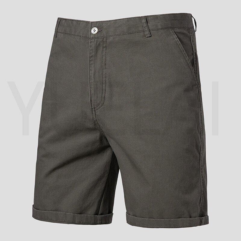 Canvas Shorts Factory - OEM/ODM Custom Men's Casual Mid-Length Canvas Shorts 100% Cotton Cargo