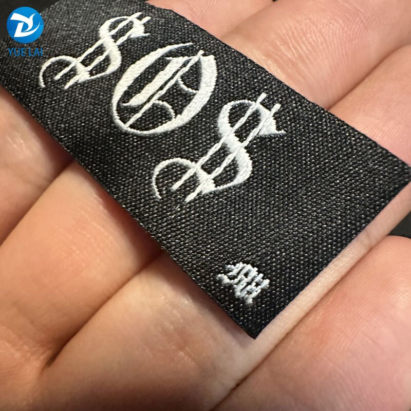 Silicon Woven Label Manufacturer - OEM/ODM Custom Clothing Logo Manufacturer 3D Silicone Embossed Woven Label for Hang Tag