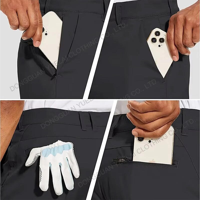 Men's Golf Shorts Factory - OEM/ODM Custom High Quality Cotton Men's Golf Shorts Comfortable Breathable Plain Blank