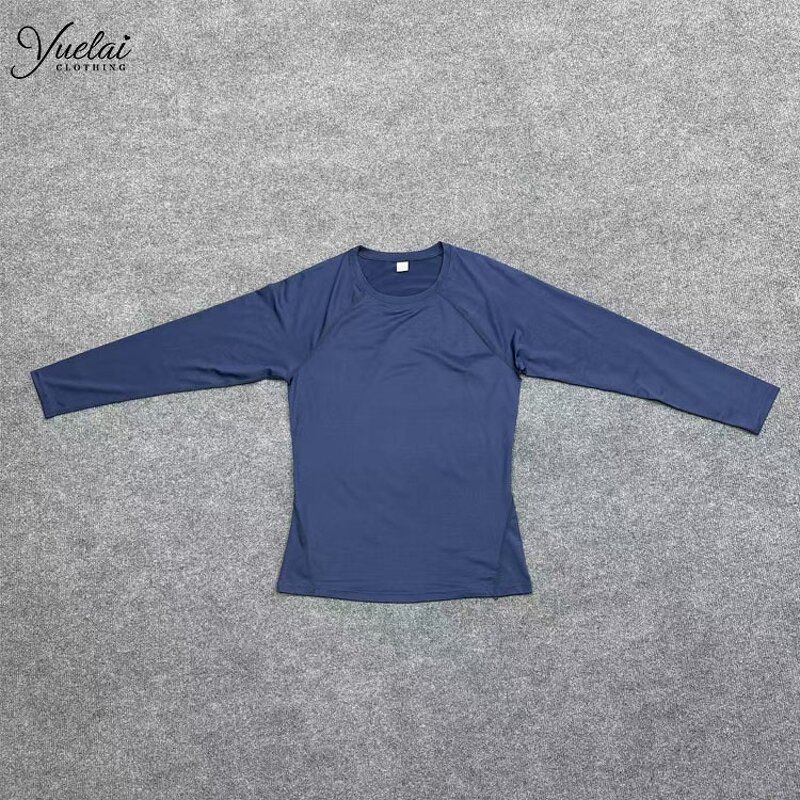 Men's Athletic T-Shirts Manufacturer - OEM/ODM Custom Wholesale Men's Athletic Gym T-Shirts Quick Dry Long Sleeve 100% Cotton