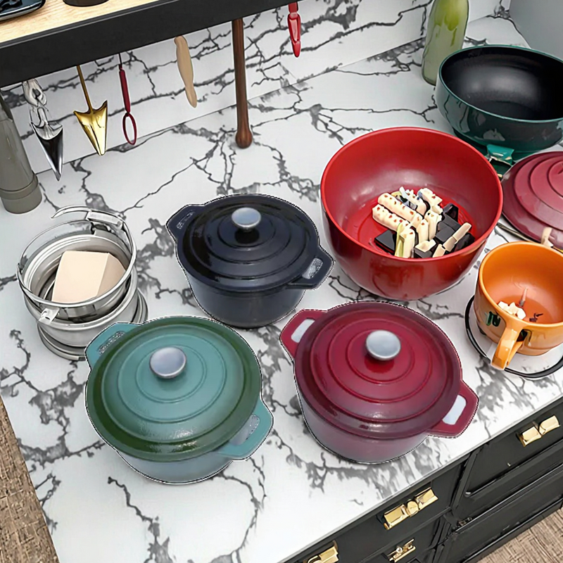 Enameled Cast Iron Soup Pot Manufacturer - OEM/ODM Custom Vibrant Colors Enameled Cast Iron Soup Stock Pot Non-Toxic