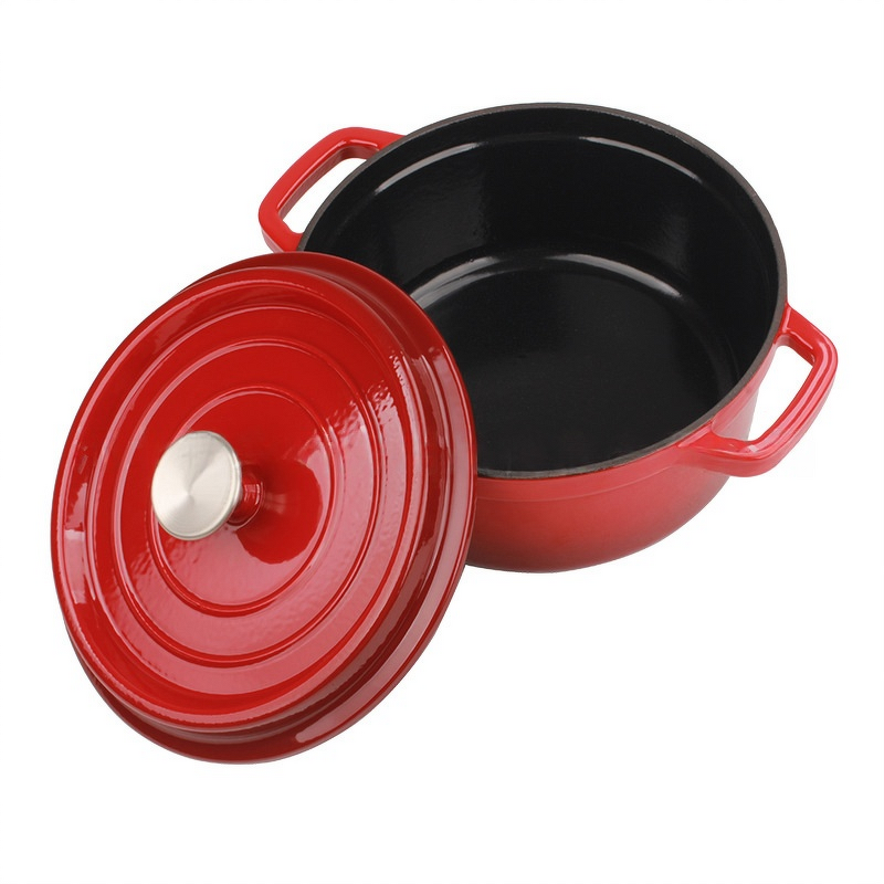 Enameled Cast Iron Cookware Set Factory - OEM/ODM Custom 3-Piece Enameled Cast Iron Cookware Set Custom Colors Dutch Oven