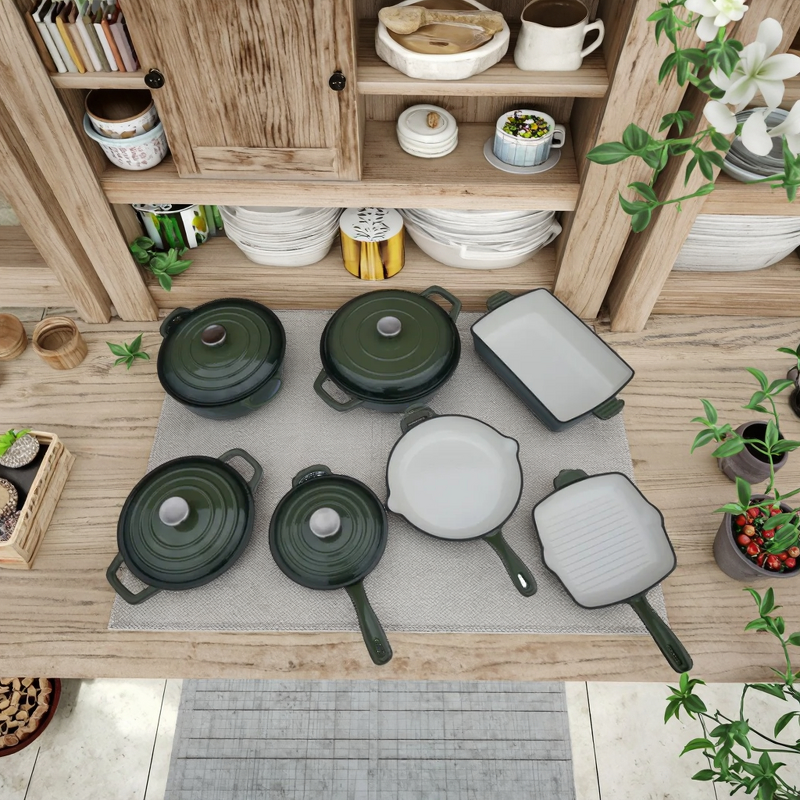 Enameled Cast Iron Dutch Oven Manufacturer - OEM/ODM Custom Classic Design Enameled Cast Iron Dutch Oven Non-Toxic Oven Safe