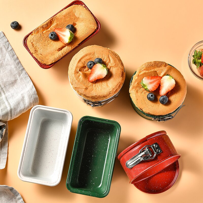Springform Baking Pan Manufacturer - OEM/ODM Custom Non-stick Carbon Steel Leakproof Bakeware Round Springform Baking Pan