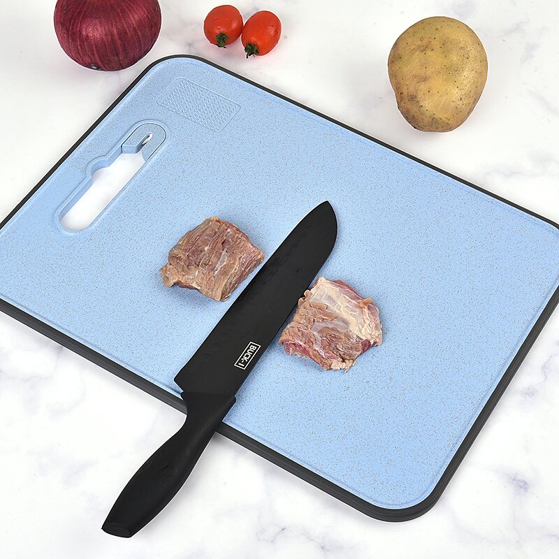 Wheat Straw Cutting Board Factory - OEM/ODM Custom China Wholesale Eco-friendly BPA Free Wheat Straw PP Cutting Board