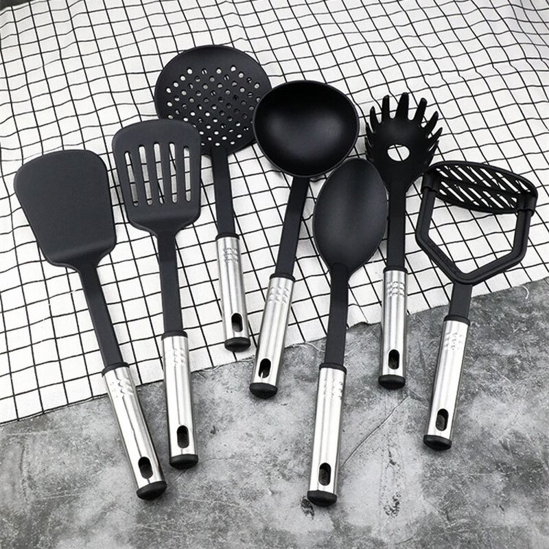 Home Kitchen Accessories Set Manufacturer - OEM/ODM Custom 38 Pcs Nylon Stainless Steel Home Kitchen Accessories Tools Set