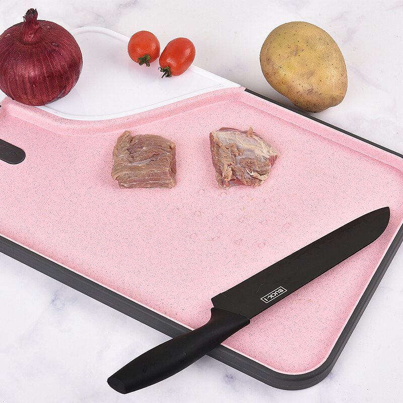 Wheat Straw Cutting Board Manufacturer - OEM/ODM Custom Factory Direct Sale Wheat Straw Household Cutting Board Eco-friendly