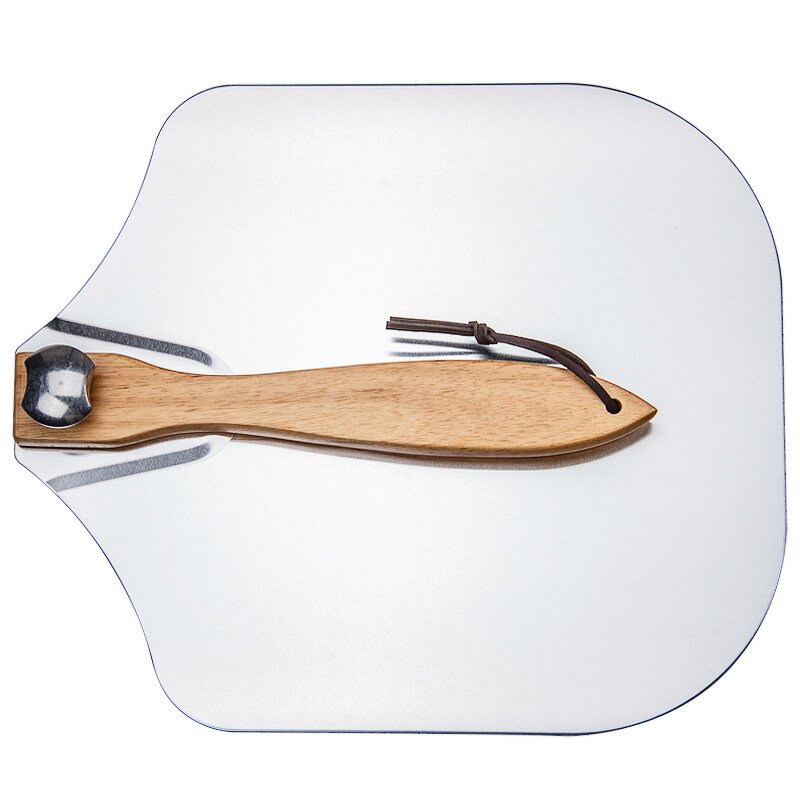 Rocker Cutter Pizza Peel Set Manufacturer - OEM/ODM Custom Rocker Cutter Foldable Wooden Handle Pie Paddle Pizza Peel Set