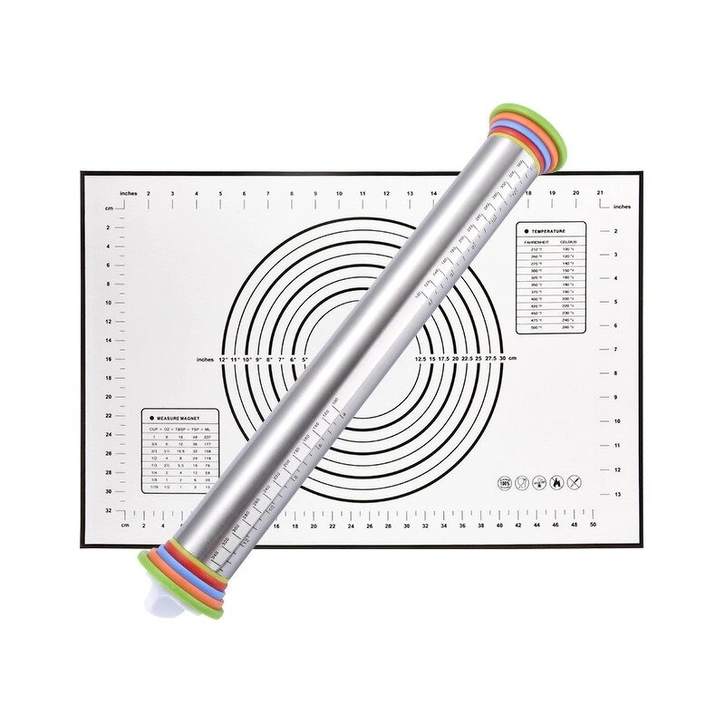 Mini Rolling Pin Factory - OEM/ODM Custom Hot Sales Mini Rolling Pin Pastry Boards Cake Rolling Pin Silicone